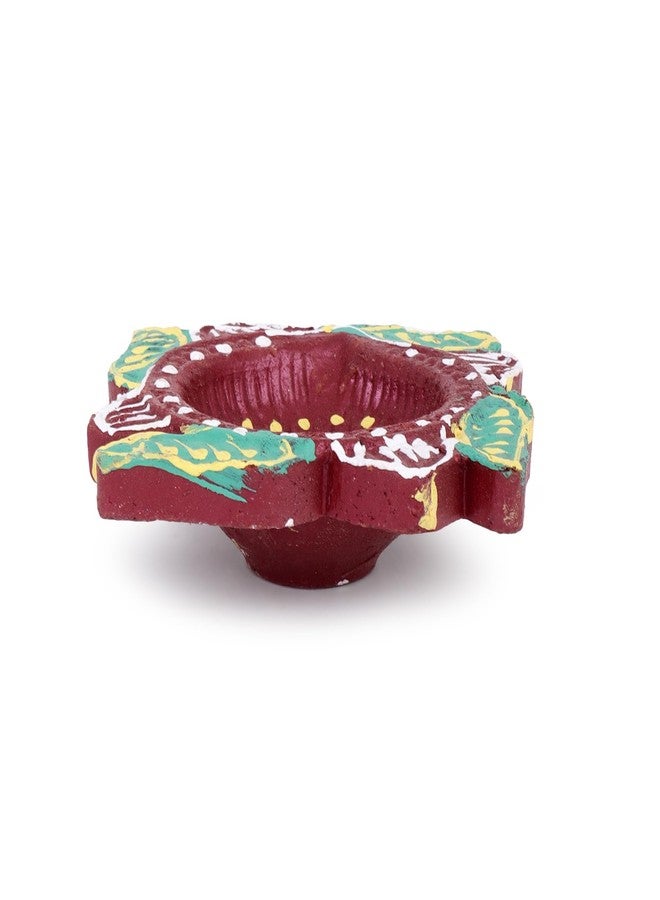 Hashcart Dia for Divali Decoration - Diyas for Divali Handmade Clay Diya Divali Decor [ Pack of 12 ] - Indian Puja Oil Lamp - Indian Housewarming Return Divali Gifts Hashcart® - Image 4